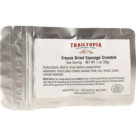 Trailtopia Sausage Crumble Side Pack (Best Store Bought Italian Sausage)