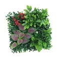 thumbnail image 2 of DOLITY 25x25cm Simulation Grass Greenery Wall Panel Decor for Living Room Accessory G, 2 of 9