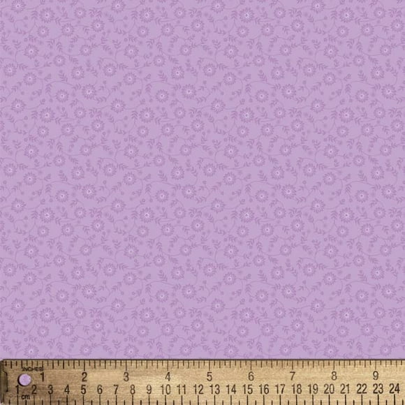 Ellen's Florals Cotton Fabric by The Yard, Precut 1 Yard Pieces