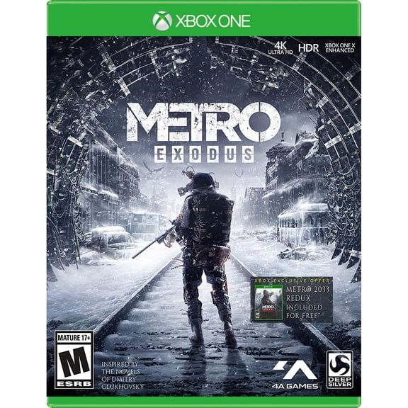 Restored Metro Exodus Day 1 Edition, Square Enix, Xbox One (Refurbished)