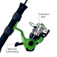 thumbnail image 3 of Quantum Ice Spinning Reel and Fishing Rod Combo, Black/Green, 3 of 6