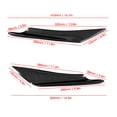 thumbnail image 4 of Parachoques 4 Unids/set Universal Estilo De Fibra De Carbono Parachoques Delantero Del Coche Canards Splitter Aletas Deflector, 4 of 7