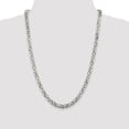 thumbnail image 2 of Solid 925 Sterling Silver 6mm Square Byzantine Chain Necklace 22" - with Secure Lobster Lock Clasp, 2 of 5