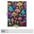 thumbnail image 4 of HENGT Cartoon Mushrooms Blanket for Boys Girls,Soft Fluffy Gifts Plush Blanket, Lightweight Flannel Decor Blanket for Couch Bedroom Living Rooms Sofa, 4 of 6