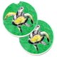 thumbnail image 1 of ""Caroline'S Treasures Turtle Juego De 2 Posavasos Para Coche Con Portavasos 8671Carc 2.56 Multicolor"", 1 of 1