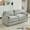 Light Gray, variant on Harper & Bright Designs Upholstered 3 Seater Sofa Oversized Comfy Cloud 3 Seater Sofa with Double Plush Cushion for Living Room, Beige