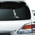 thumbnail image 3 of SPRING PARK Reflective Car Vehicle Side Window Door Butterfly High Heels Decor Sticker Decal, 3 of 5