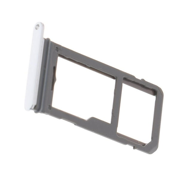 Bandeja para tarjeta SIM y tarjeta Micro SD para Samsung Galaxy S8 S8Plus Plata