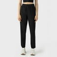 thumbnail image 2 of HXWCHs Women's Straight Leg Yoga Pants Cotton Blend Casual Lounge Active Pants Black S, 2 of 8