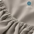 thumbnail image 6 of Bare Home Luxury 1800 Collection Fitted Sheet, Ultra-Soft, Deep Pocket, King, Khaki, 6 of 8