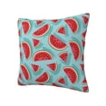 thumbnail image 2 of Wukai Watermelon Premium Polyester Fleece Pillow Covers with Hidden Zipper Closure,Luxuriously Soft and Durable-18"x18", 2 of 7