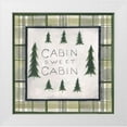 thumbnail image 1 of Shamp, Cindy 12x12 White Modern Wood Framed Museum Art Print Titled - Cabin Sweet Cabin, 1 of 4