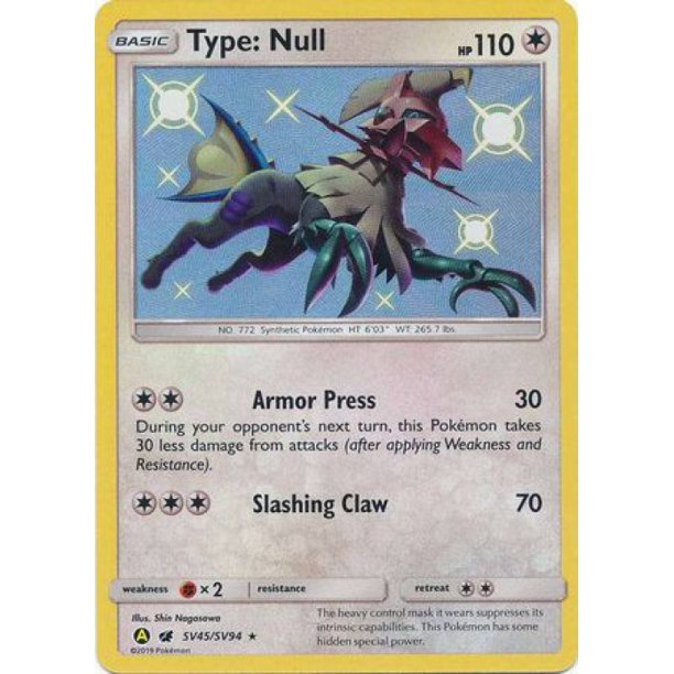 Pokemon Hidden Fates Type Null Sv45 Walmart Com
