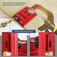 thumbnail image 5 of HFM Pocket Hole Jig Kit Adjustable Woodworking Tools Pocket Dowel Hole Jig System Set Wood Woodwork, 5 of 5