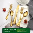 thumbnail image 5 of 40-Piece Gold & Silver Stainless Steel Cutlery Set, Service for 8, 5 of 7