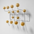 thumbnail image 4 of Bubble Natural Wood Mid Century Modern Coat Rack, 4 of 6