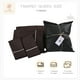 thumbnail image 2 of Juego de Sábanas Queen Size Color Chocolate 2800 Hilos Extra Suave Premium SOFT NATURE, 2 of 5