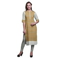 thumbnail image 1 of Bimba Robes Tuniques Droites pour Femmes Imprimé Kurta d'Été, 1 of 1