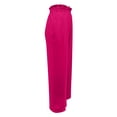 thumbnail image 6 of AWXNJUX Womens Casual Pants Women's Elastic High Waisted Fashionable Wide Leg Pants With Slimming and Drapey Wide Leg Pants Women Pant Women Pants (Red1,XL), 6 of 6
