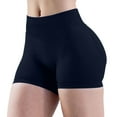 thumbnail image 2 of BLOCLOALO Yoga Shorts Stretch Shorts High Waist Biker Shorts for Women No Front Seam Soft Hidden Butt Scrunch Shorts Yoga Workout Gym Shorts Running Shorts Butt Lifting Shorts Active Shorts Black Xs, 2 of 6