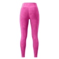 thumbnail image 7 of Qiyinn Women's Solid Color High Waist Abdomen Raising Hip Shaping Naked Tight Elastic Fitness Running Yoga Pants., 7 of 7