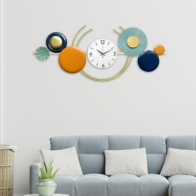 Reloj de pared decorativo perfecl Diseño de Arte horizontal