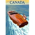 thumbnail image 5 of Canada, Wooden Boat, Lantern Press, Premium Playing Cards, 52 Card Deck with Jokers, USA Made, 5 of 5
