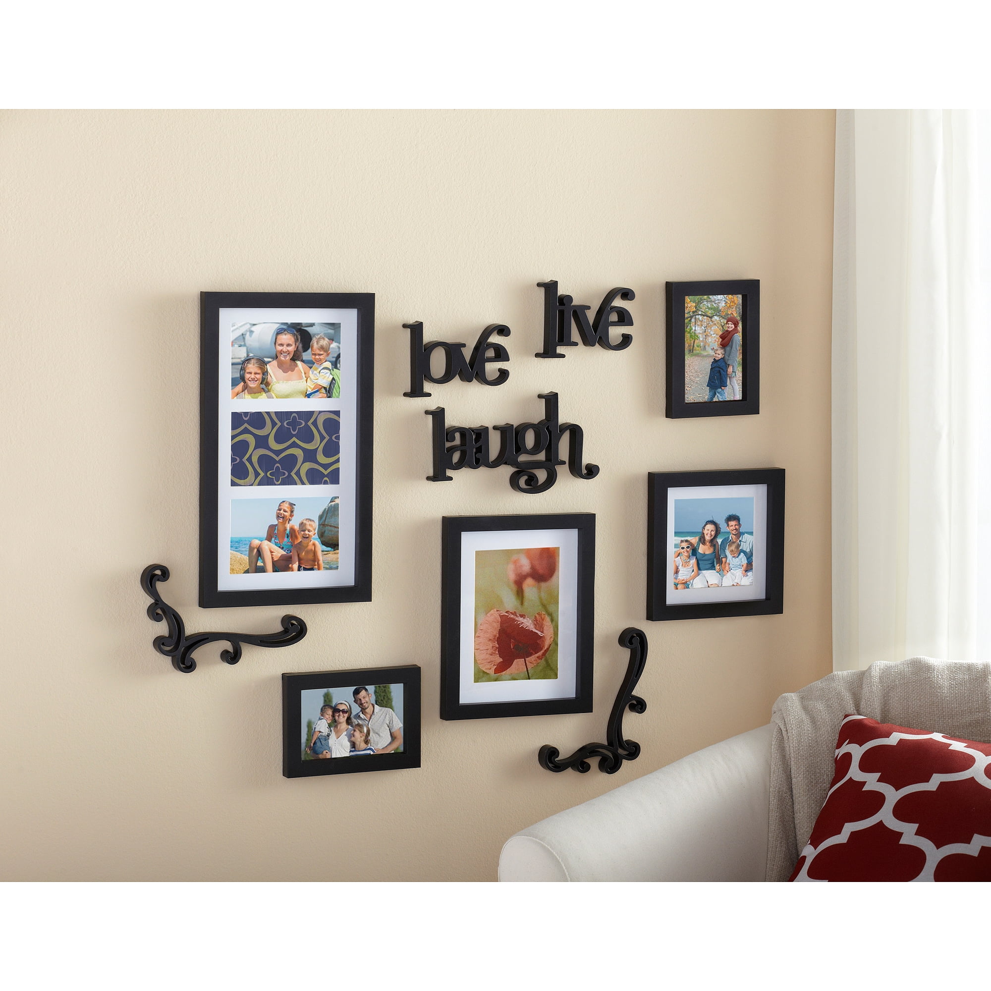 Mainstays 10-Piece Expressions Wall Frame Set - Walmart.com - 