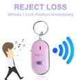 thumbnail image 3 of 3Pcs Key Finder under $5! kkbbma Key Finder Keychain LED Light Torch, Remote Sound Control Key Locator, Whistle Activated Key Finder, Lost Item Locator Device, Keychain Flashlight Whistle, 3 of 5