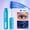 U138-blue, variant on Fluorescent Color Glow Thick Thin Long Waterproof No Smudging Mascara - Volumizing, Lifting & Lengthening Mascara - Buildable Black Mascara with A Twisted, Nylon Fiber Brush - Cruelty Free Eye Makeup
