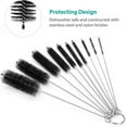 thumbnail image 4 of 8" Nylon Tube Cleaning Brushes with Hook, for Narrow Neck Bottles & Cups, 4 of 7