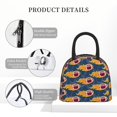thumbnail image 4 of Gaeub Burning Rugby Balls Lunch Bag Water-Resistant, Leakproof, Durable, with Spacious Main Compartment and Front Pocket, for School, Work, Picnic, Outdoor Use-One Size, 4 of 6