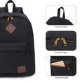 thumbnail image 3 of Mochila seemeroad Canvas Laptop 28L para hombre y mujer, color negro, 3 of 5