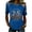 Blue, variant on EANJE Women 9/11 25th Anniversary T Shirts Never Forget Raglan Shirt 2001-2026 American Flag Shoulder Patch Crew Neck Short Sleeve Patriotic Memorial Casual Tee Pink S