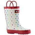 thumbnail image 2 of Oaki Kids Rubber Rain Boots with Easy-On Handles for Boys Girls Toddlers, 2 of 3