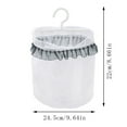 thumbnail image 2 of Sac de Pinces à Linge Réutilisable pour Rangement de Textiles de Maison avec Cintre, Sac en Filet Suspendu pour Rangement par-Dessus la Porte pour la Maison Ou Sacs à Lessive en Filet, 2 of 5