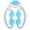 Blue, variant on BIMZUC Clamp Leg Massager Handheld 360 Degree All Surrounded Massage Relax Muscle Yoga Fitness Equipment, Purple (10 in / 25.4 cm)