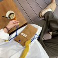 thumbnail image 6 of Fashion Japanese Daily Lipstick Purses Autumn Winter Shoulder Messenger Cell Phone Bag Women Crossbody Bag Coins Bag WHITE, 6 of 8