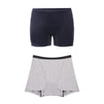 thumbnail image 4 of 3 Pcs 4 Couches Culottes Menstruelles pour Femmes Design Simple Solide Imperméable Coton Respirant Lingerie Douce Gris G, 4 of 8