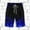 Blue, variant on Abomasnow Mens Big & Tall Swim Trunks Trendy Drawstring Elastic Waist Swim Shorts with Mesh Lining Casual Quick Dry Flame Print Beach Shorts