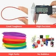 thumbnail image 6 of 3D Pen PLA Filament Refills, 1.75mm PLA Filament Pack of 20 Colors Each Color 16 Feet, Professional Safety Refill for Kids, for 3D Pens and 3D Printers (5M Each Color), 6 of 12