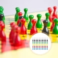 thumbnail image 3 of 60 uds., pieza de juego de madera, piezas de ajedrez de peón de Color, componente de juego de mesa, pieza de juego de estrategia de fantasía, marcador de mesa, 3 of 5