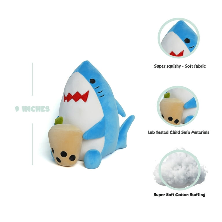 Squishy shark best sale plush