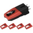 thumbnail image 1 of banpa 5 Pieces Record Player Needle with 1 Cartridge Turntable Diamond Replacement Stylus for Vinyl Record Player, 1 of 5