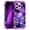 Purple Butterfly, variant on Casetego for iPhone 16 Pro Case,Glow in The Dark Three Layer Heavy Duty Shockproof Full Body Protection Hard Plastic Bumper+Soft Silicone Protective Case,Purple Butterfly