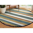 thumbnail image 5 of Leick Home Blithe Rectangle Colorful Stripes Indoor/Outdoor Area Rug, 5'3"x7', 5 of 7