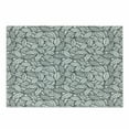 thumbnail image 1 of Leaves Cutting Board, Abstract Foliage Pattern with Scales Lines Design Doodle Style Illustration, Decorative Tempered Glass Cutting and Serving Board, Small Size, Grey Black White, by Ambesonne, 1 of 1