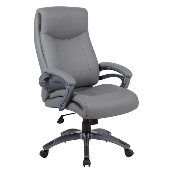 Boss Office Products Double Layer Executive Chair in Gray
