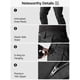thumbnail image 4 of Pantalones cargo FREE SOLDIER resistentes al agua para hombre, color negro, 32 W/30 L, 4 of 7