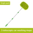 thumbnail image 4 of Car Wash Brush with Long Handle Chenille Microfiber Car Wash Mop Car Washing Brush Cleaning Kit Car Wheel Tire Brush Microfiber Towels Cleaning Cloth for Cars RV Truck Boat, 4 of 7